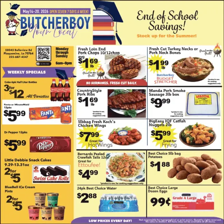 Butcher Boys Sales from May 14 to May 20 2026 - flyer page 