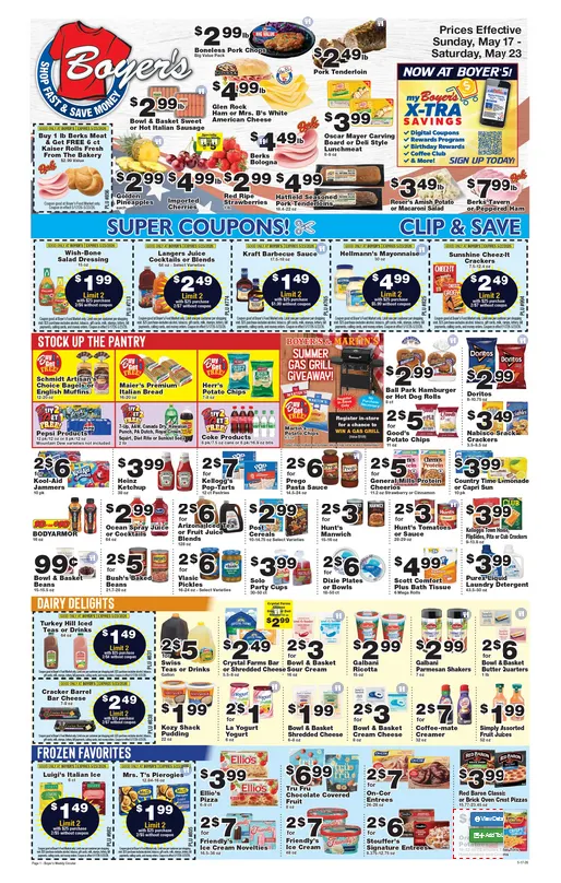 Weekly ad Boyer's Food Market Sales from May 19 to May 24 2026 - Page 1