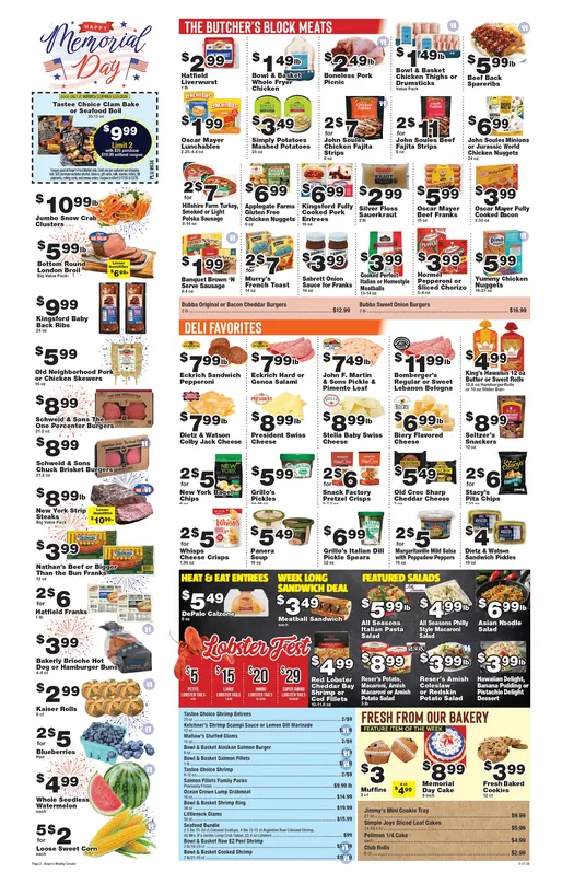 Weekly ad Boyer's Food Market Sales from May 19 to May 24 2026 - Page 2
