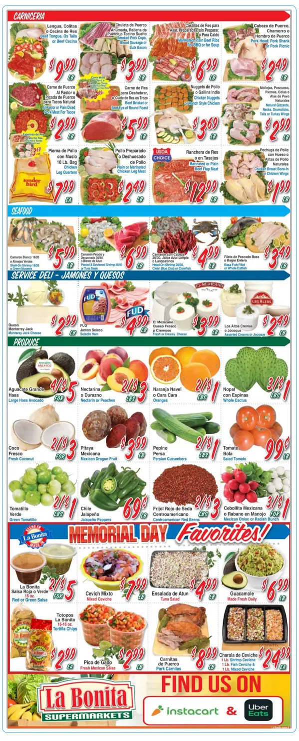Weekly ad La Bonita Supermarkets Sales from May 20 to May 26 2026 - Page 2