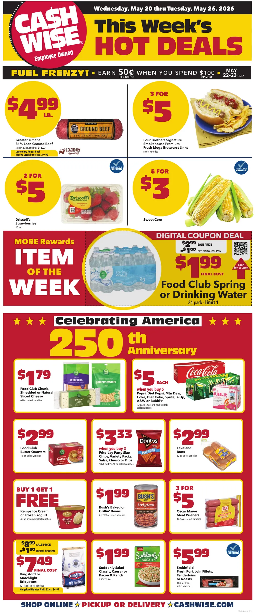 Weekly ad Cash Wise Sales from May 20 to May 26 2026 - Page 1