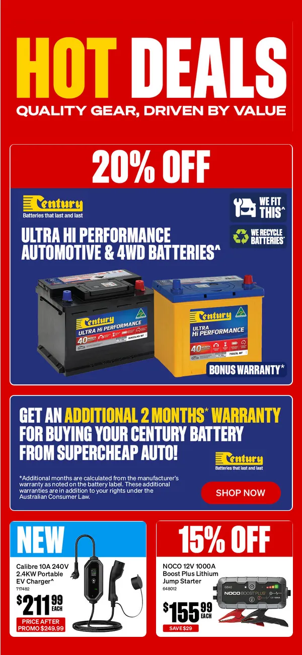 Supercheap Auto Sales - Catalogue valid from 20 May to 3 June 2026 - page 3