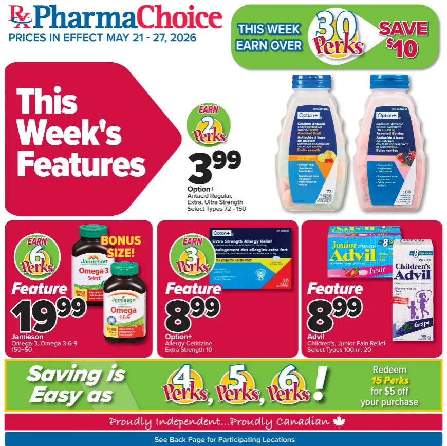 PharmaChoice Sales from May 21 to May 27 2026 - flyer page