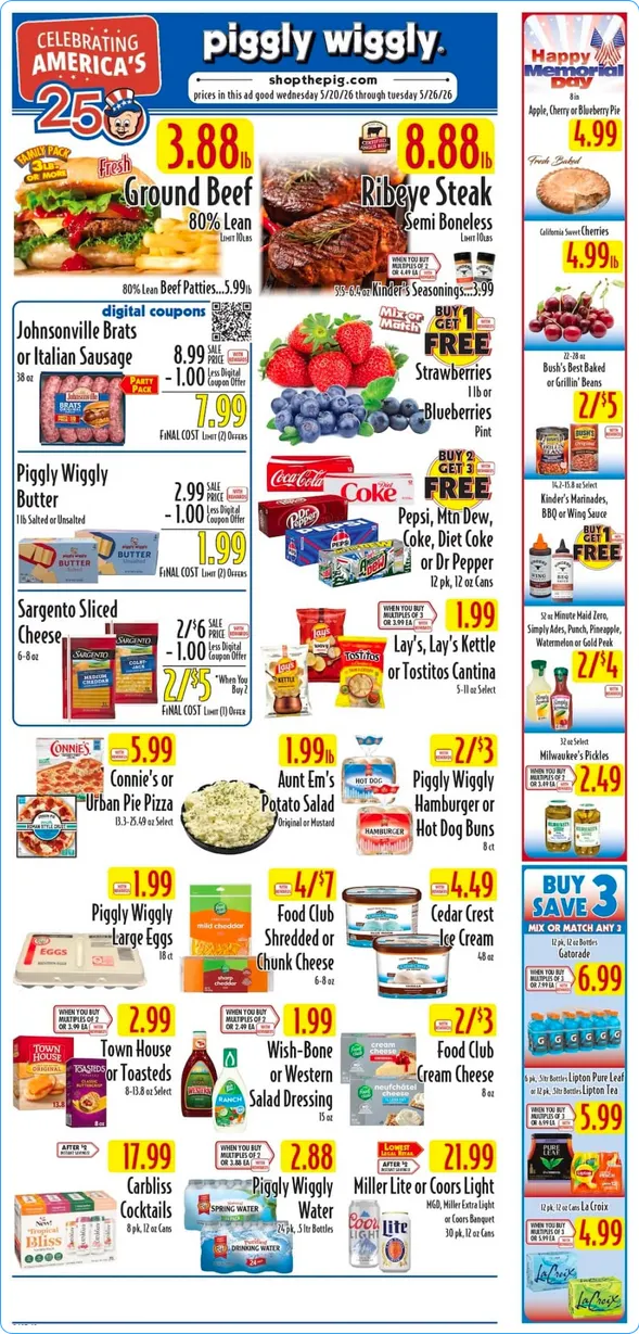 Weekly ad Piggly Wiggly Sales from May 25 to May 26 2026 - Page 