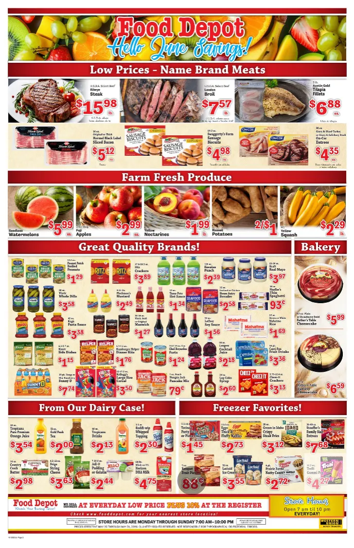 Weekly ad  Food Depot  Sales from May 25 to May 30 2026 - Page 