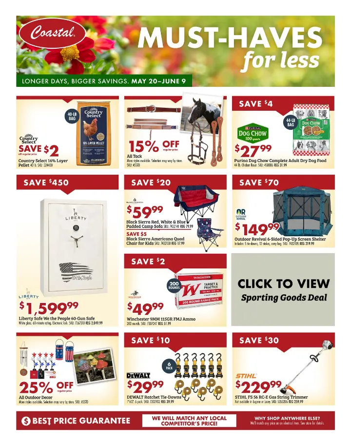 Weekly ad Coastal Farm & Ranch Sales from May 20 to June 9 2026 - Page 