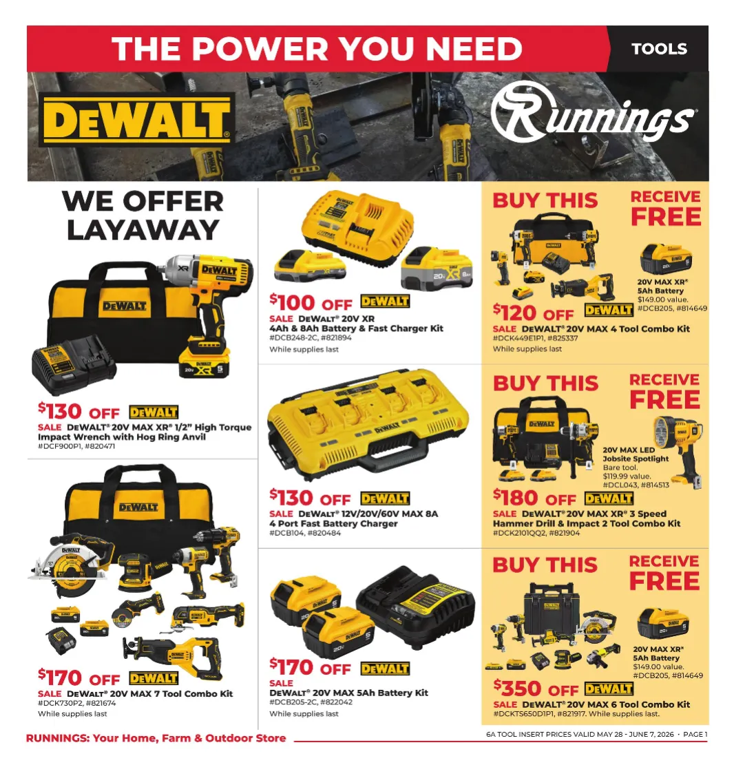 Weekly ad Runnings Sales from May 28 to July 7 2026 - Page 1