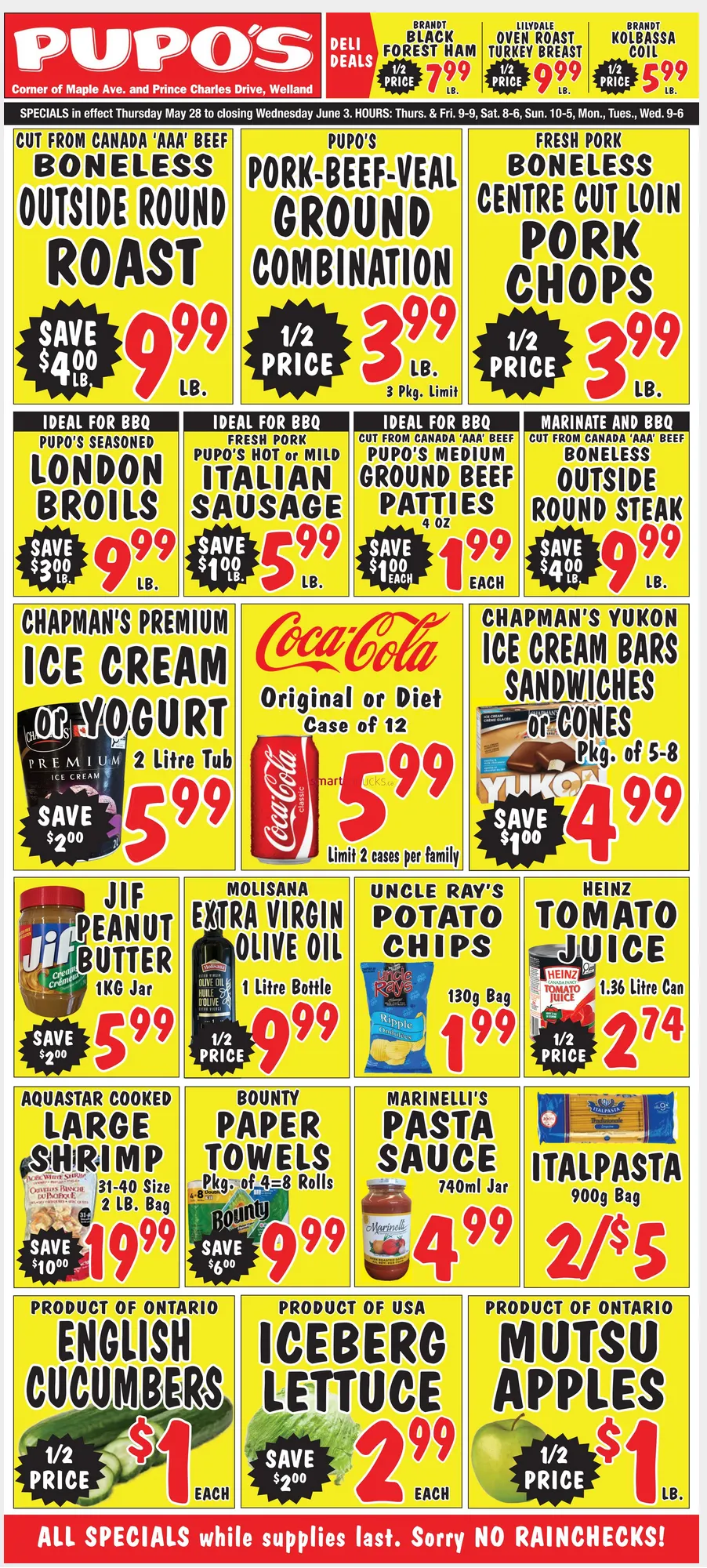 Pupo's Food Market Sales from May 28 to June 3 2026 - flyer page 1