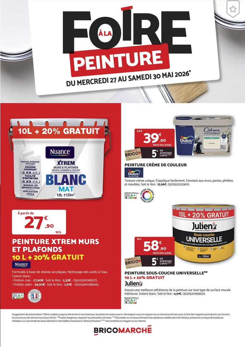 Catalogues Bricomarché du 27 mai au 30 mai 2026 - Catalogue page 1