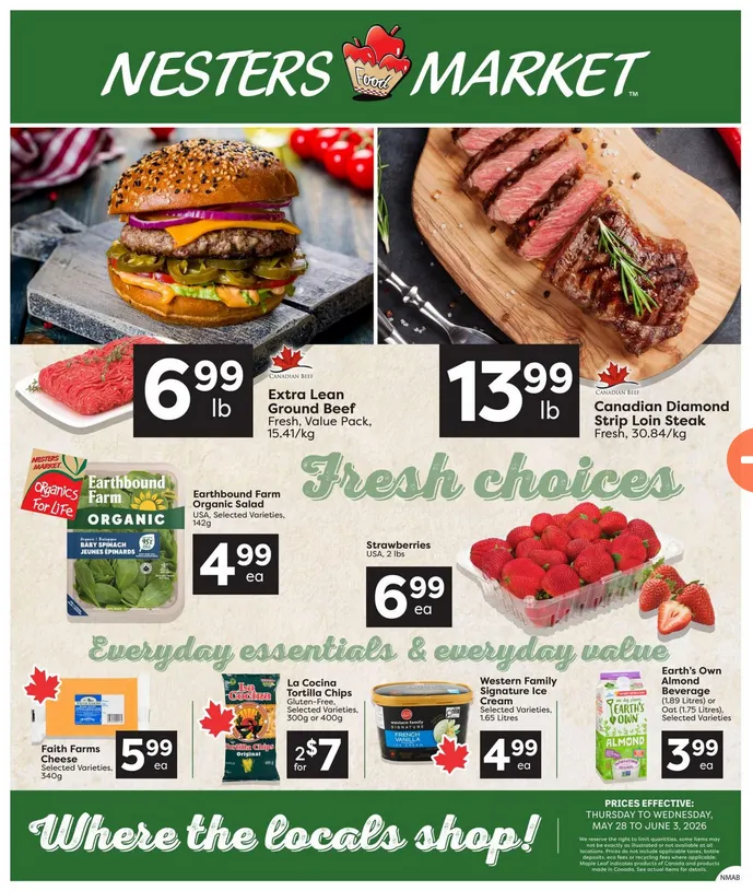  Nesters Market Sales from May 28 to June 3 2026 - flyer page 1