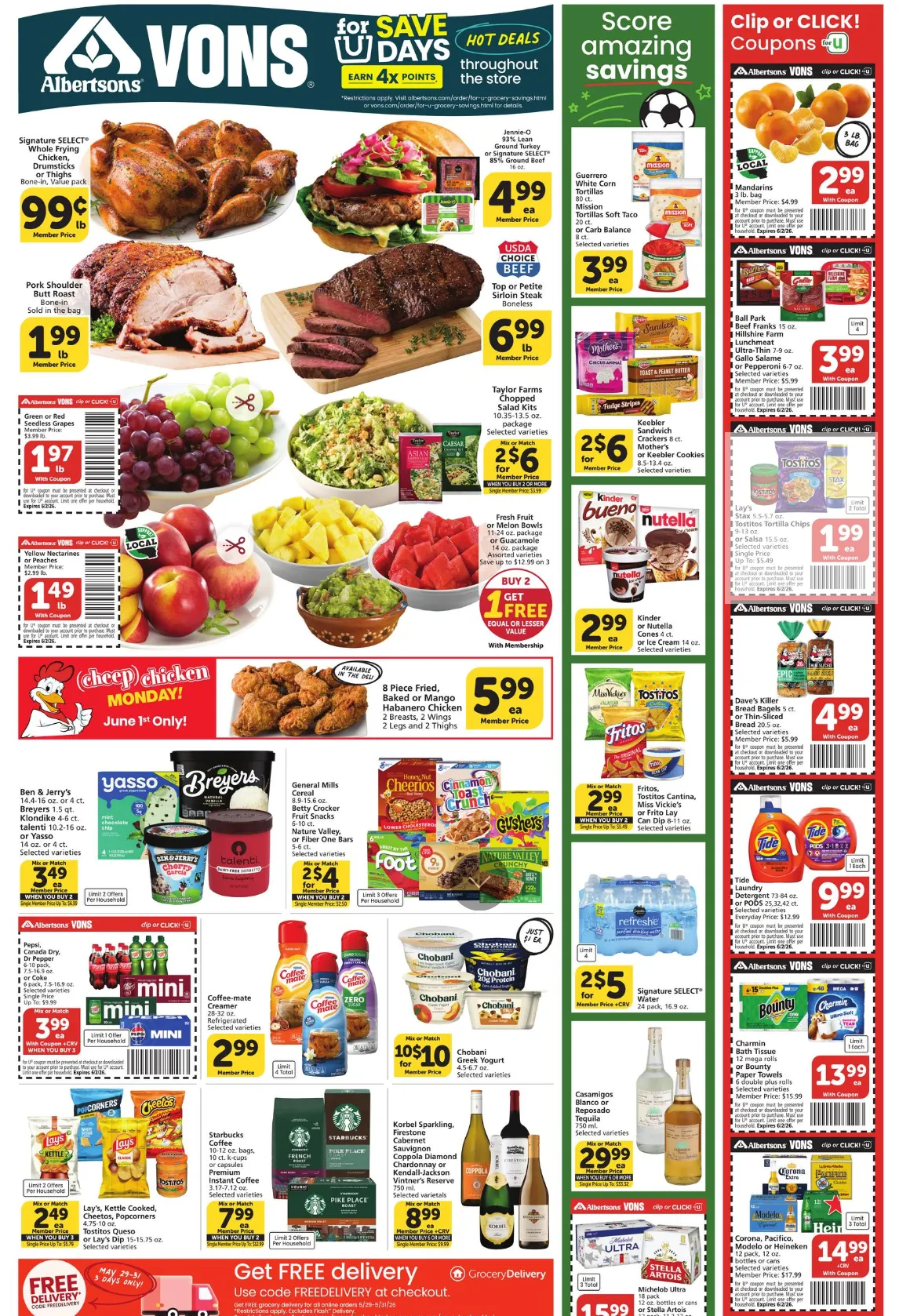 Weekly ad Vons Sales from May 27 to June 2 2026 - Page 1