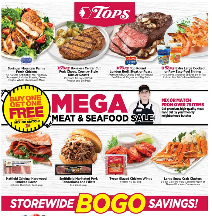Weekly promotion  Tops Friendly Markets Sales spanning from June 1 to June 6 2026 - Page 1 for Catalogue 365