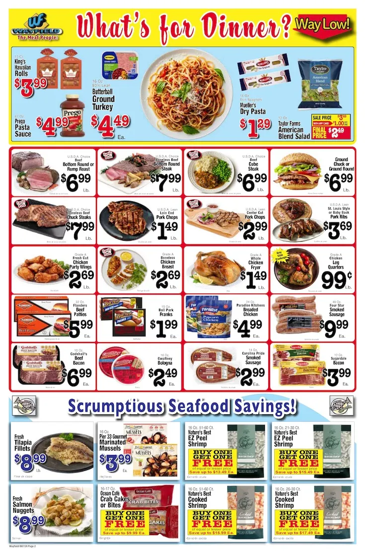 Weekly promotion Wayfield Sales spanning from June 1 to June 6 2026 - Page 2 for Catalogue 365