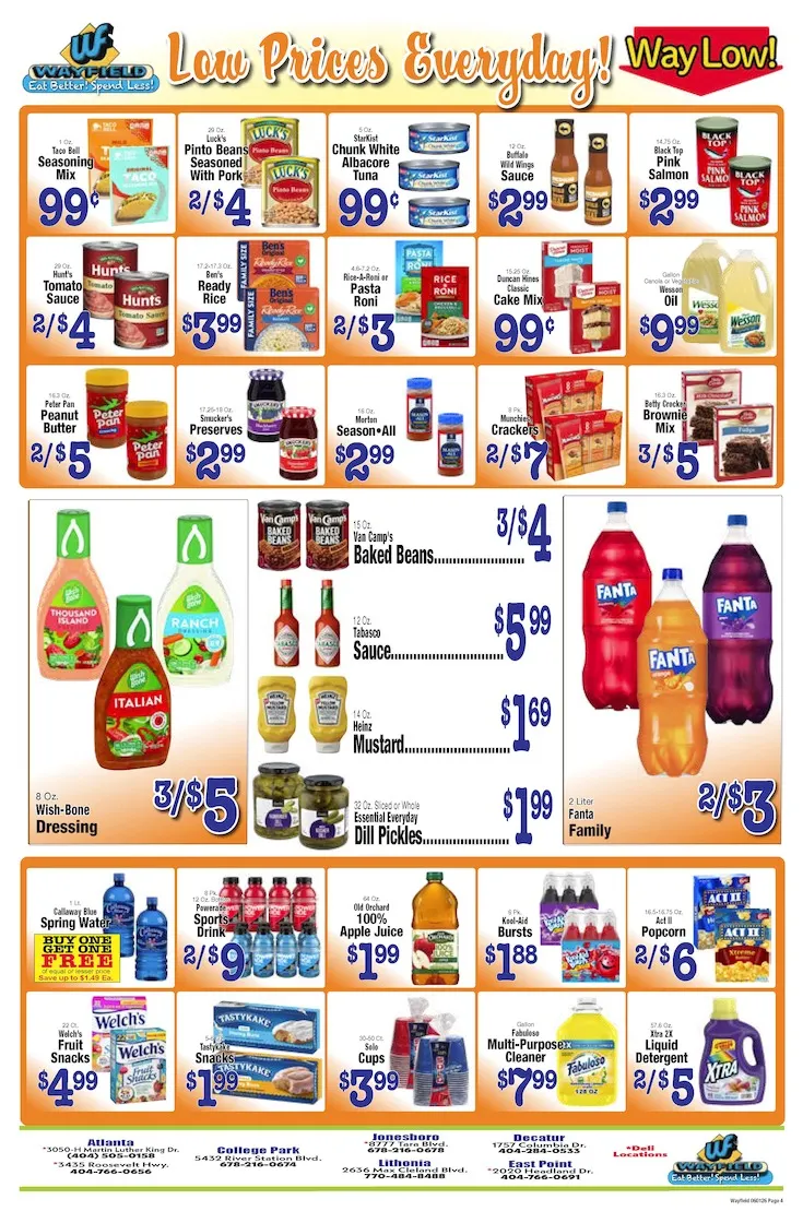 Weekly promotion Wayfield Sales spanning from June 1 to June 6 2026 - Page 4 for Catalogue 365