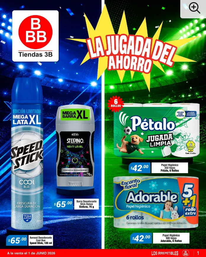 Catálogo de Tiendas Tres B Ofertas 1 de junio al 15 de junio 2026 - Pagina