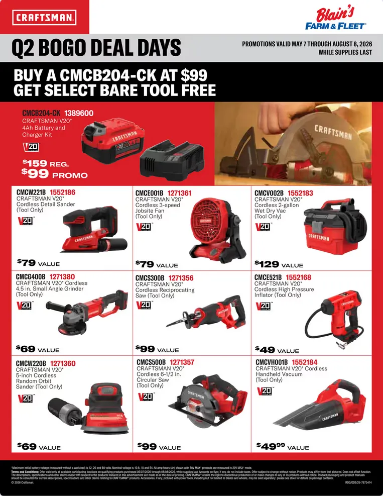 Weekly ad Blain's Farm & Fleet Sales from May 21 to August 8 2026 - Page 