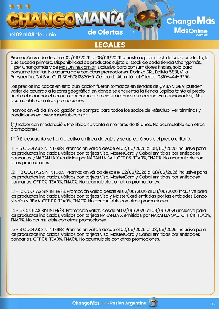 Ofertas de Ofertas Changomas 2 de junio al 8 de junio 2026 - Página 7 del catálogo
