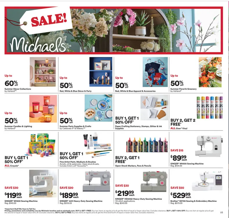 Weekly ad Michaels Sales from May 31 to June 6 2026 - Page 