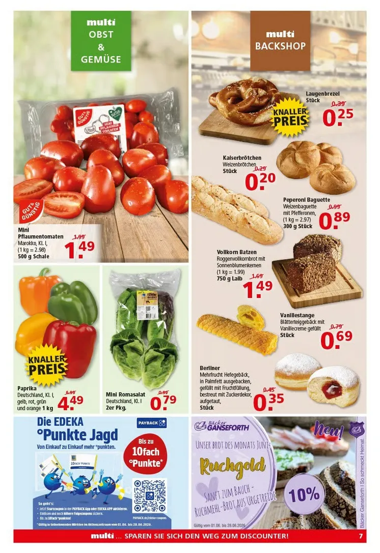Multi Markt Prospekte  von 1. Juni bis 6. Juni 2026 - Prospekt seite 7
