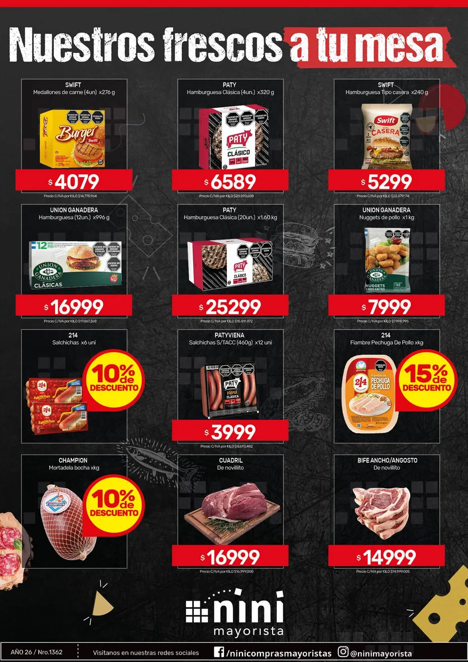 Ofertas de Nini Mayorista Ofertas 1 de junio al 7 de junio 2026 - Página 1 del catálogo
