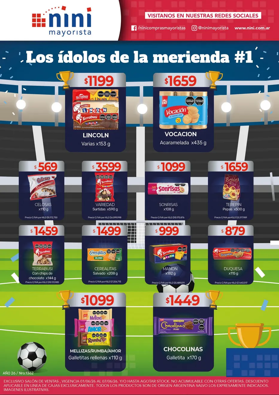Ofertas de  Ofertas Nini Mayorista 1 de junio al 7 de junio 2026 - Página 2 del catálogo