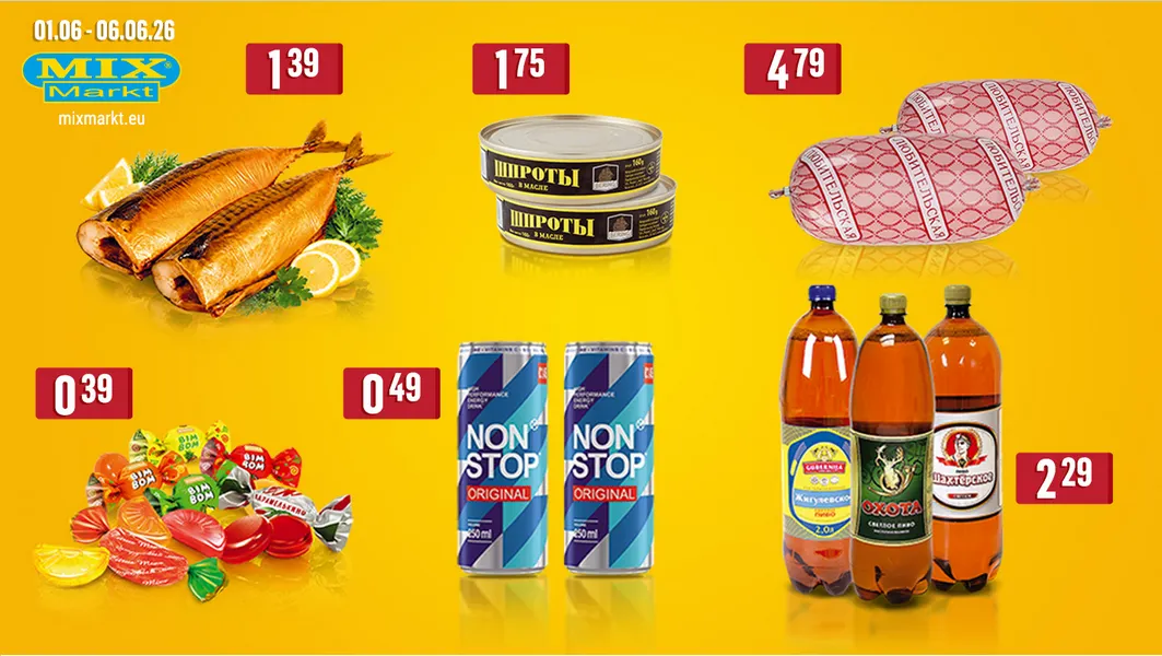 Mix Markt Angebote von 1. Juni bis 6. Juni 2026 - Prospekt seite 1