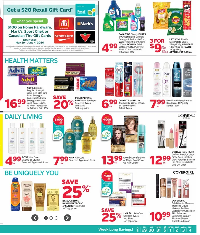 Rexall Sales from June 29 to June 4 2026 - flyer page 5