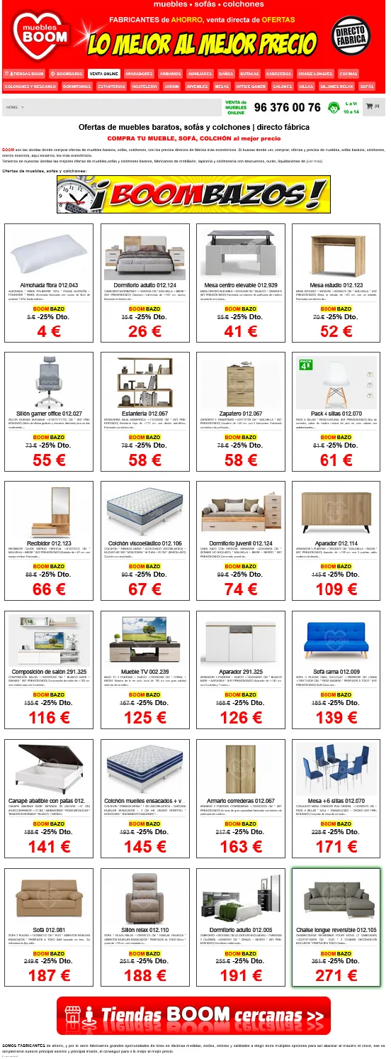 Catálogo de  Muebles BOOM Ofertas 3 de junio al 7 de junio 2026 - Página 