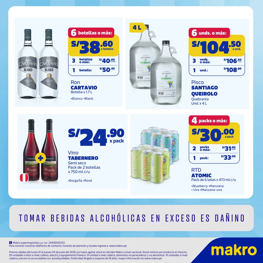 Catalogo de Makro Ofertas 1 de junio al 4 de junio 2026 - Pag 2