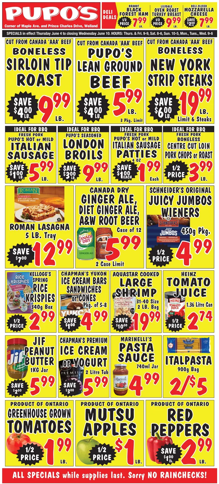  Pupo's Food Market Sales from June 4 to June 10 2026 - flyer page 1