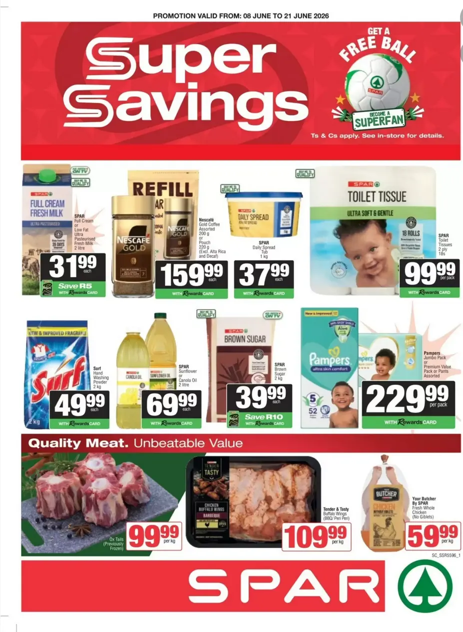 SPAR Sales from 8 June to 21 June 2026 - Catalogue Page 1