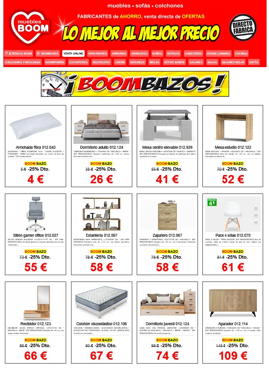 Catálogo de Muebles BOOM Ofertas 8 de junio al 13 de junio 2026 - Página 1