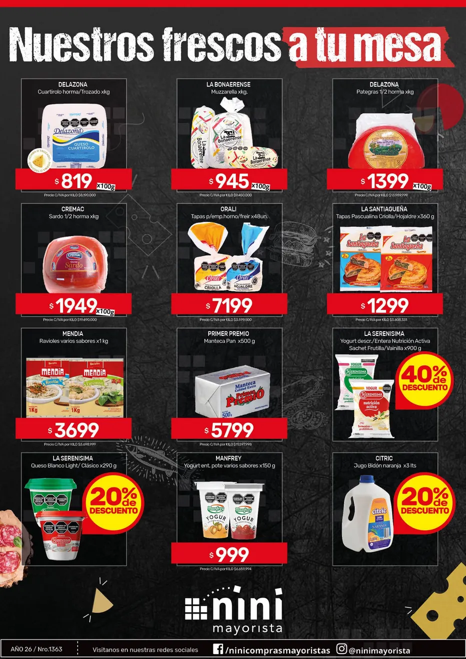 Ofertas de  Ofertas Nini Mayorista 8 de junio al 14 de junio 2026 - Página  del catálogo