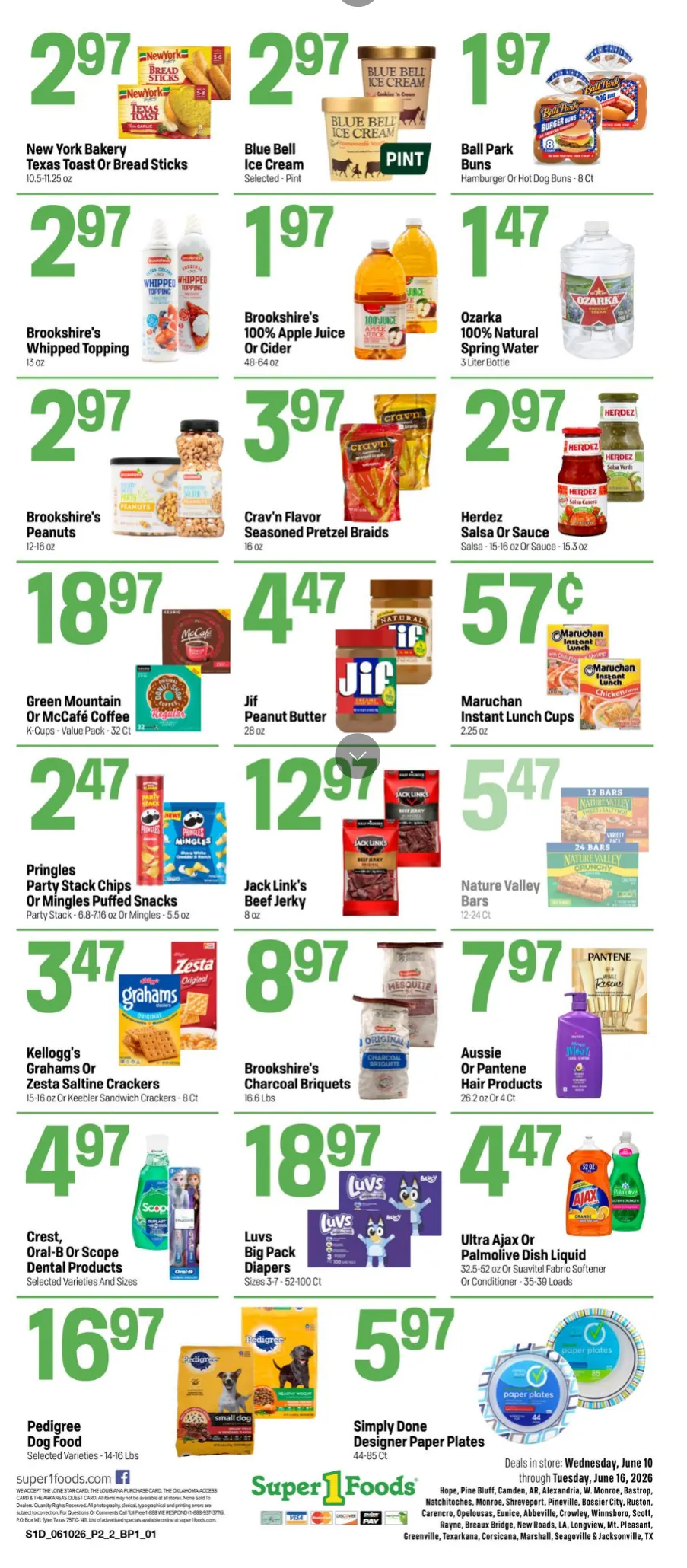 Weekly ad Super 1 Foods Sales from June 10 to June 16 2026 - Page 2
