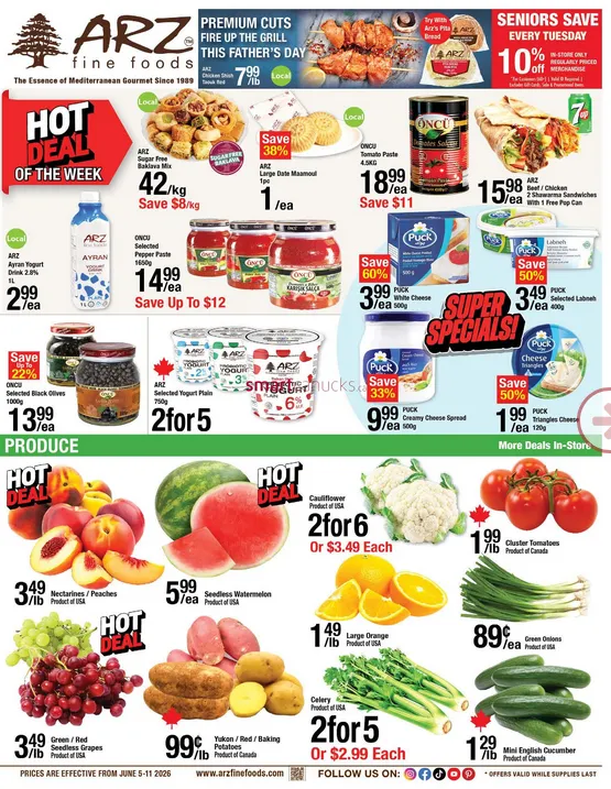 Arz Fine Foods Sales from June 5 to June 11 2026 - flyer page 1
