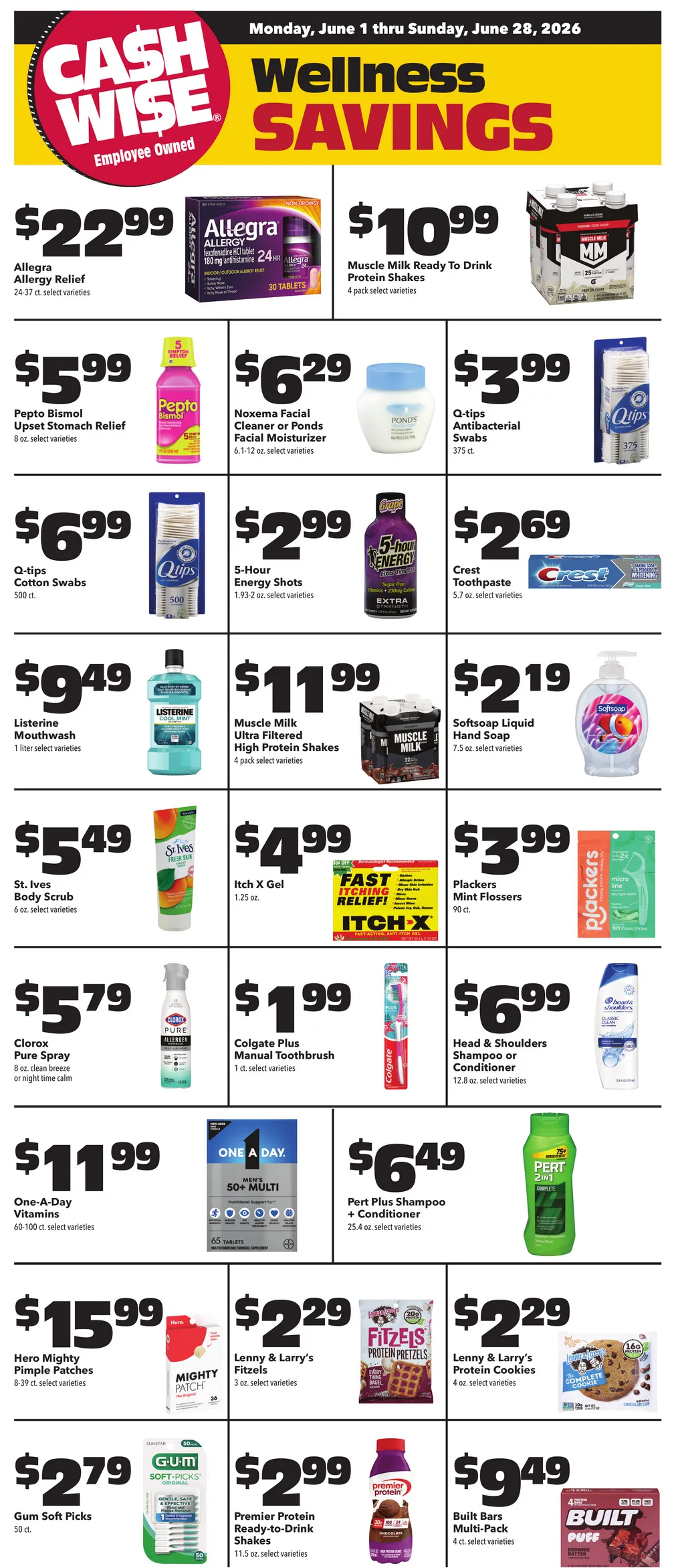 Weekly ad Cash Wise Sales from June 1 to June 28 2026 - Page