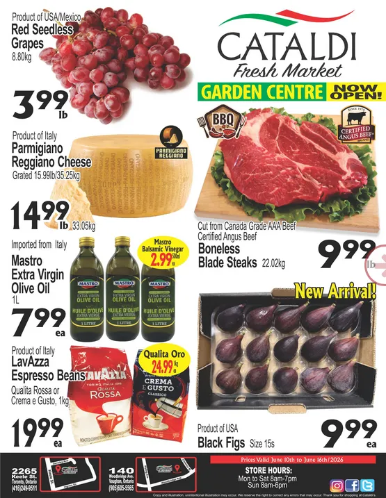 Cataldi Fresh Market Sales from June 10 to June 16 2026 - flyer page