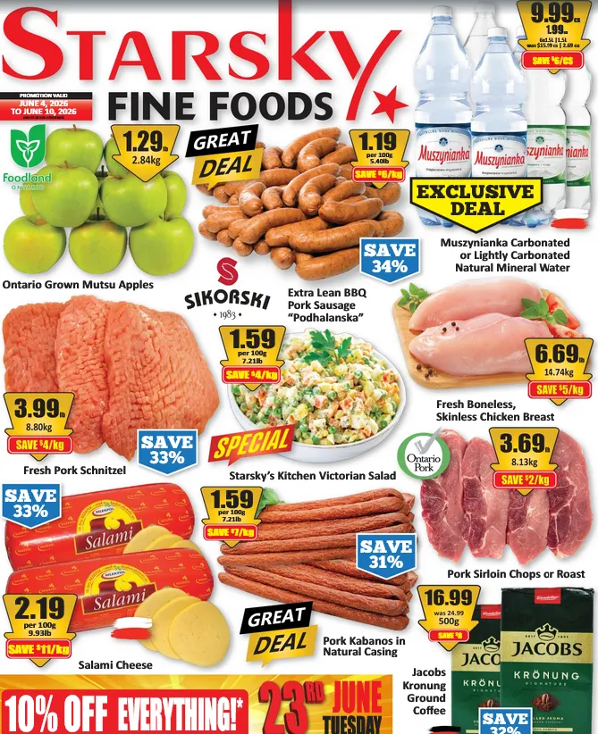 Starsky Sales from June 4 to June 10 2026 - flyer page 1