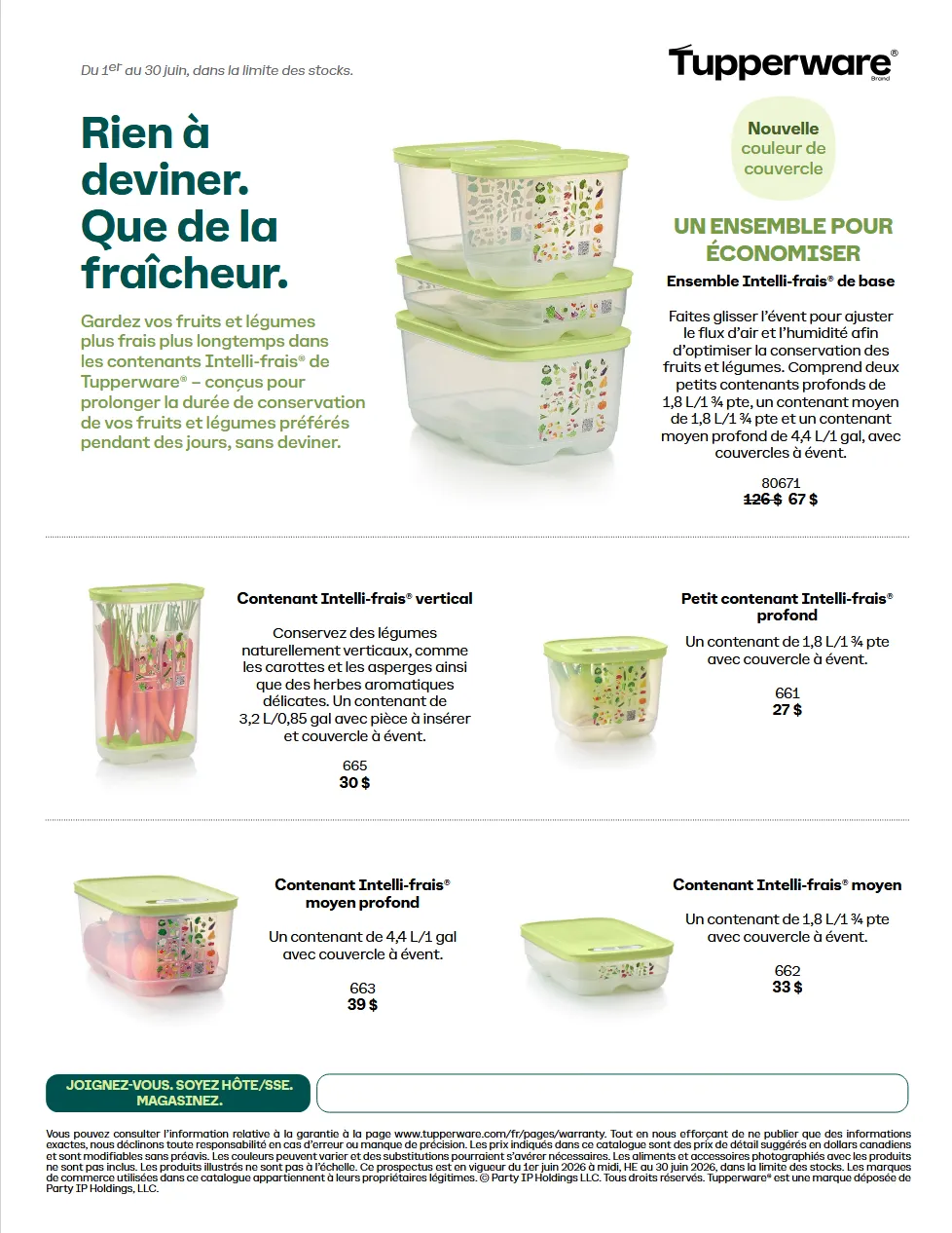 Catalogues Tupperware du 1 juin au 30 juin 2026 - Catalogue page 1