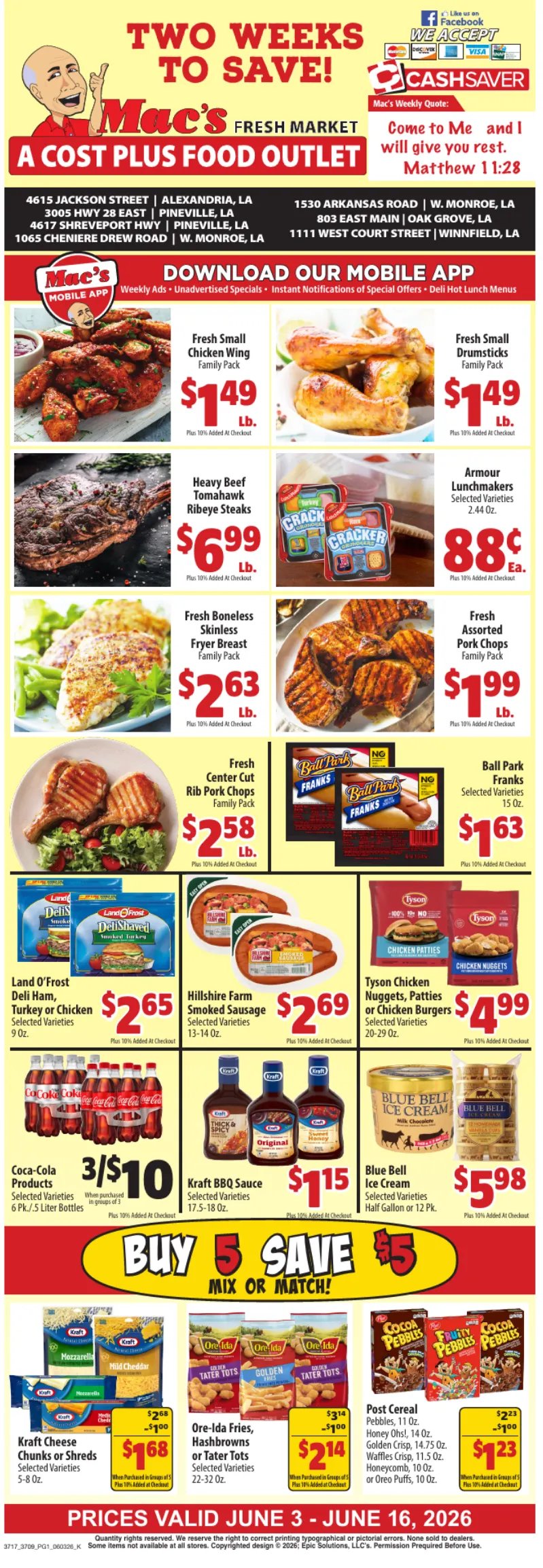 Weekly ad Mac's Freshmarket Sales from June 11 to June 17 2026 - Page