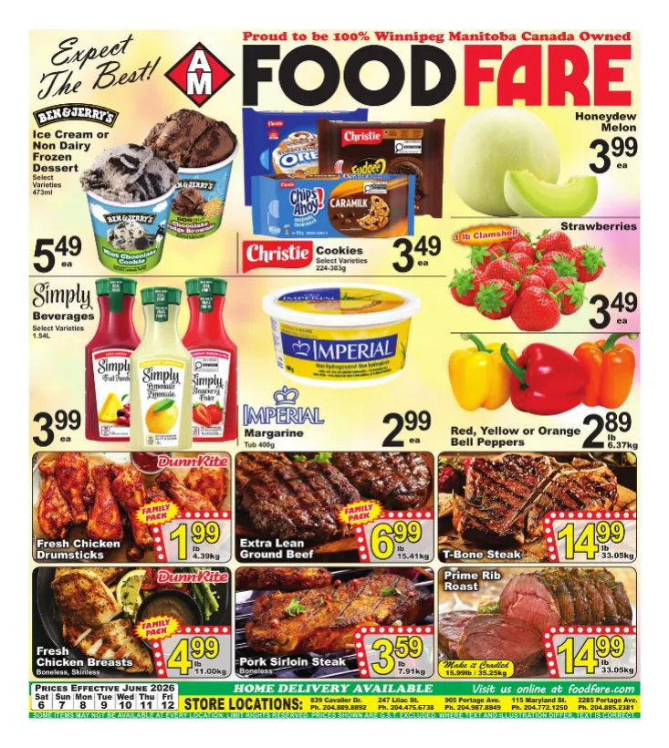 Food Fare Sales from June 6 to June 12 2026 - flyer page