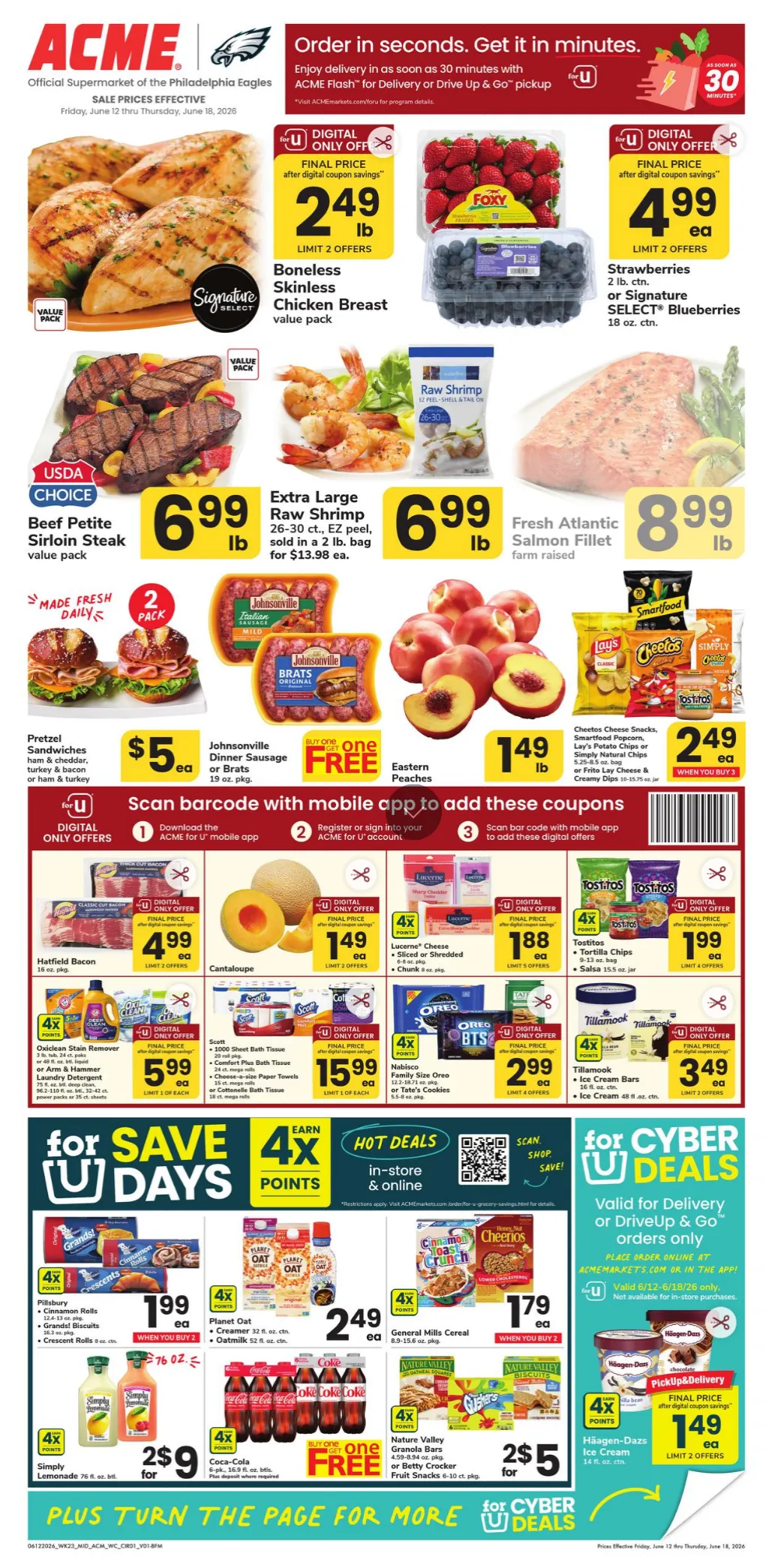 Weekly promotion  ACME Sales spanning from June 12 to June 18 2026 - Page 1 for Catalogue 365