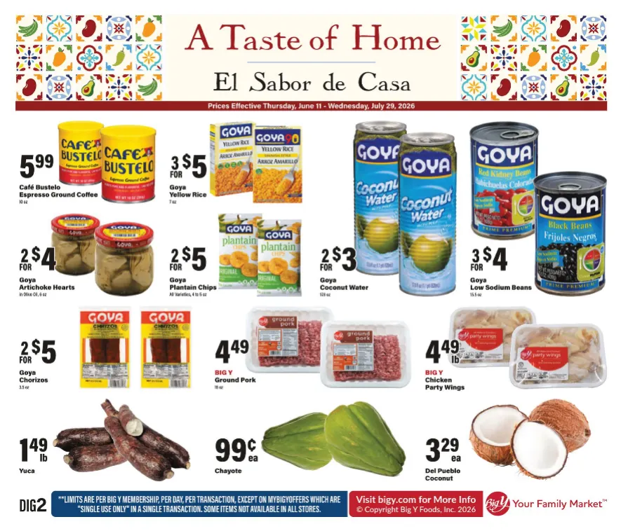 Weekly ad Big Y Sales from June 11 to July 29 2026 - Page 