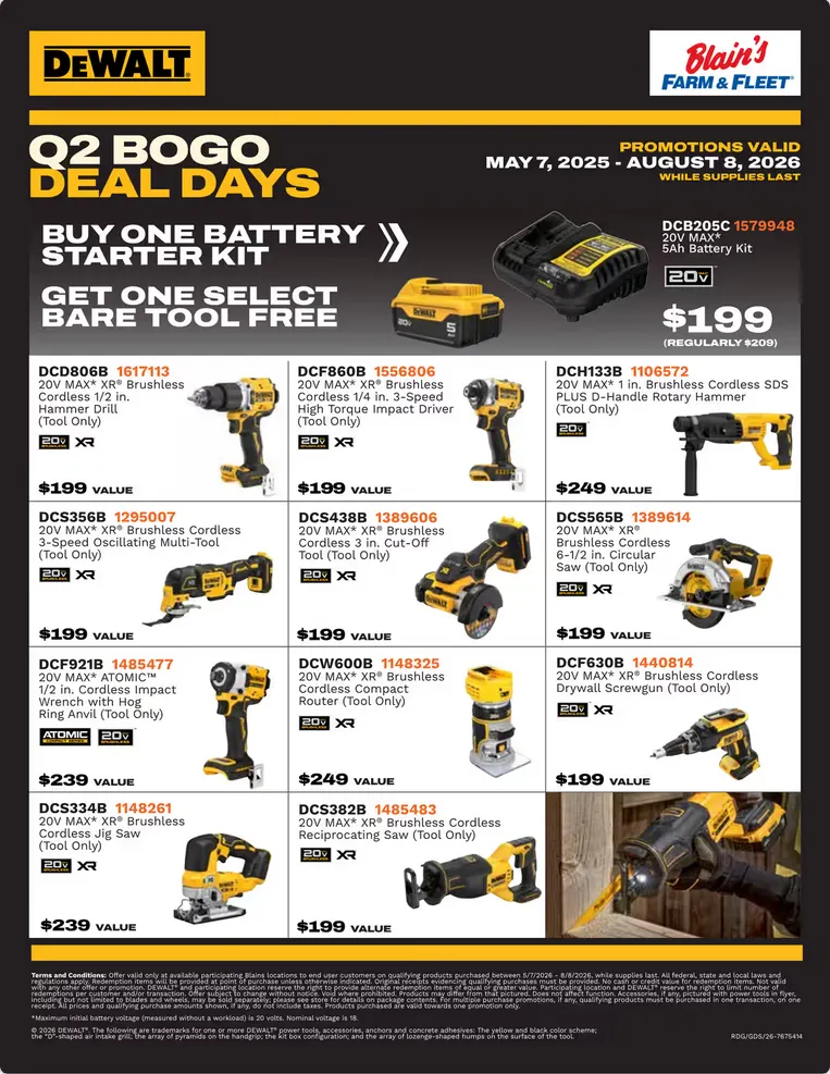 Weekly ad Blain's Farm & Fleet Sales from May 7 to August 8 2026 - Page 