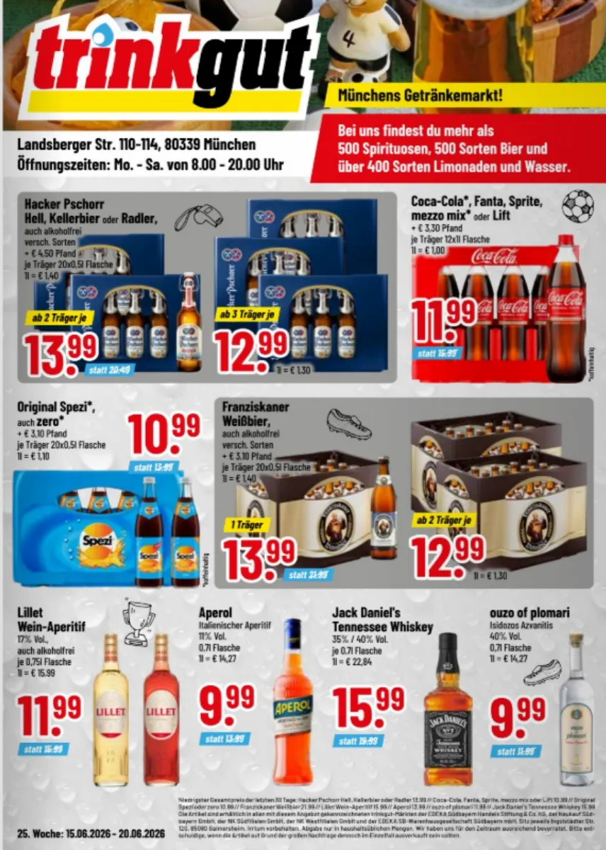 Trinkgut Angebote von 15. Juni bis 20. Juni 2026 - Prospekt seite 1