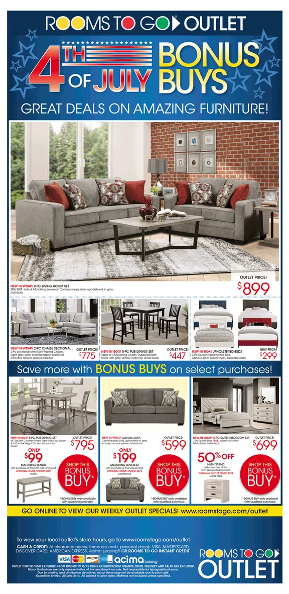 Weekly ad Rooms To Go Sales from June 16 to June 21 2026 - Page 3