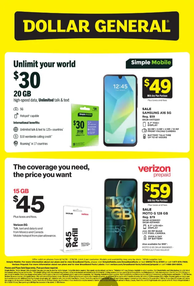 Weekly ad Dollar General Sales from June 14 to June 18 2026 - Page 2
