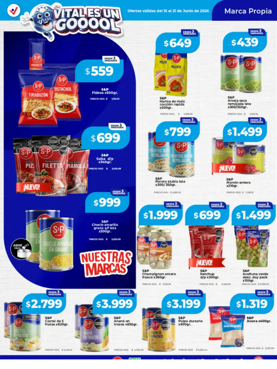 Ofertas de Vital Ofertas 15 de junio al 21 de junio 2026 - Página 3 del catálogo