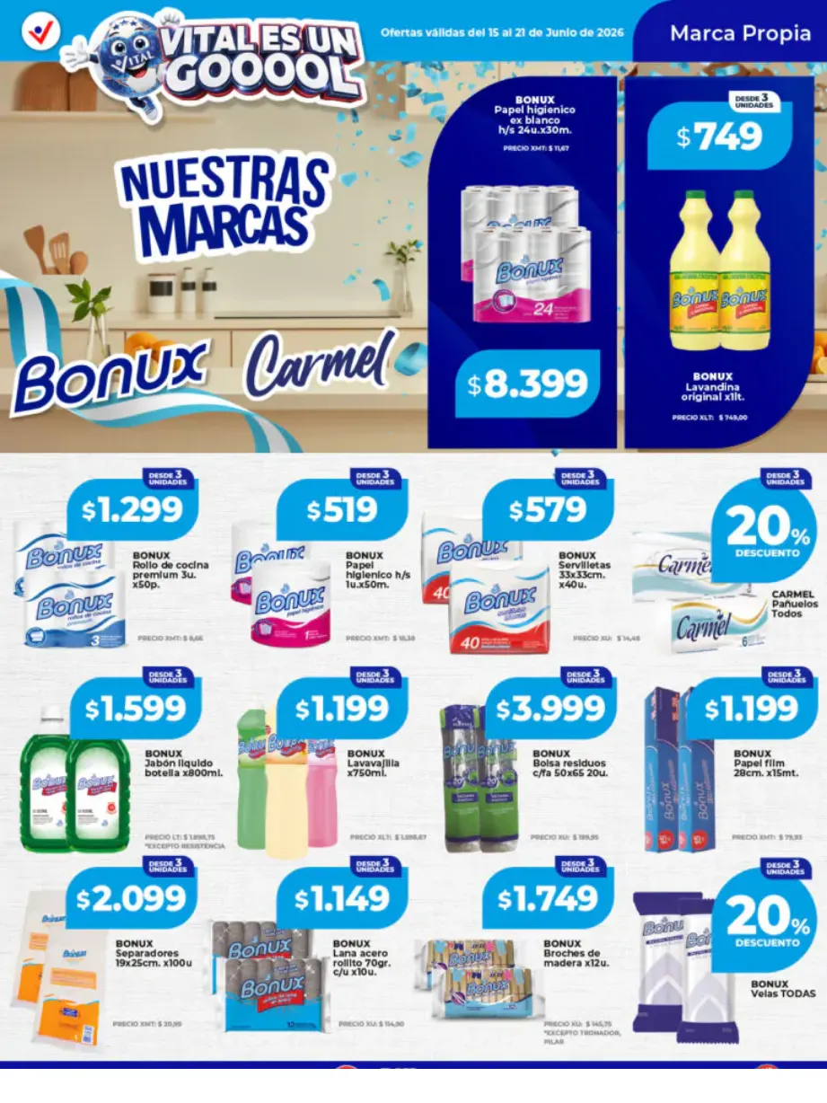 Ofertas de Vital Ofertas 15 de junio al 21 de junio 2026 - Página 2 del catálogo