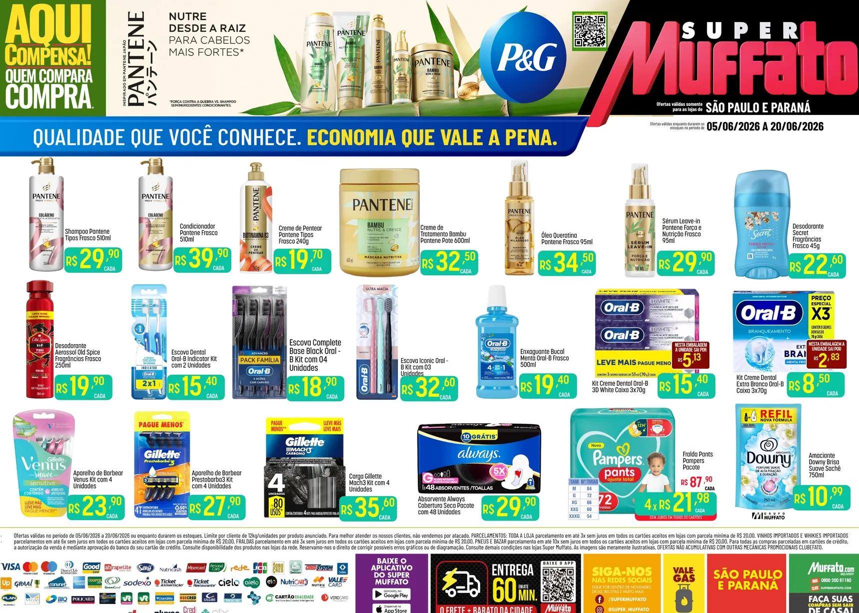 Encarte de Folhetos Super Muffato  5 de junho até 20 de junho 2026 - Pagina 1